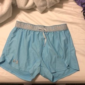 blue Under armour shorts